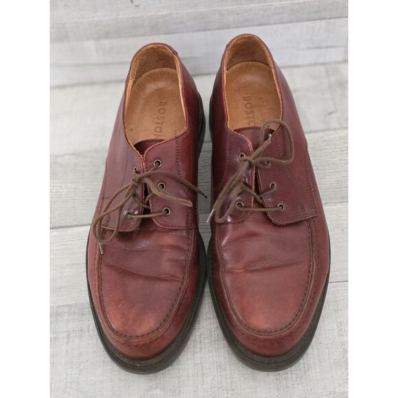 Bostonian Mens Brown Leather Derby Shoes Size 42 - Picture 2 of 7